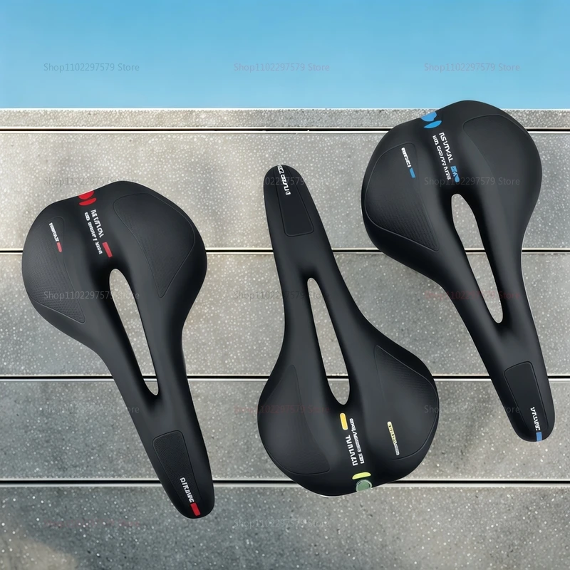 

A hollow-design comfortable bicycle seat, suitable for mountain bikes, outdoor bicycle seat pads, professional-grade product.