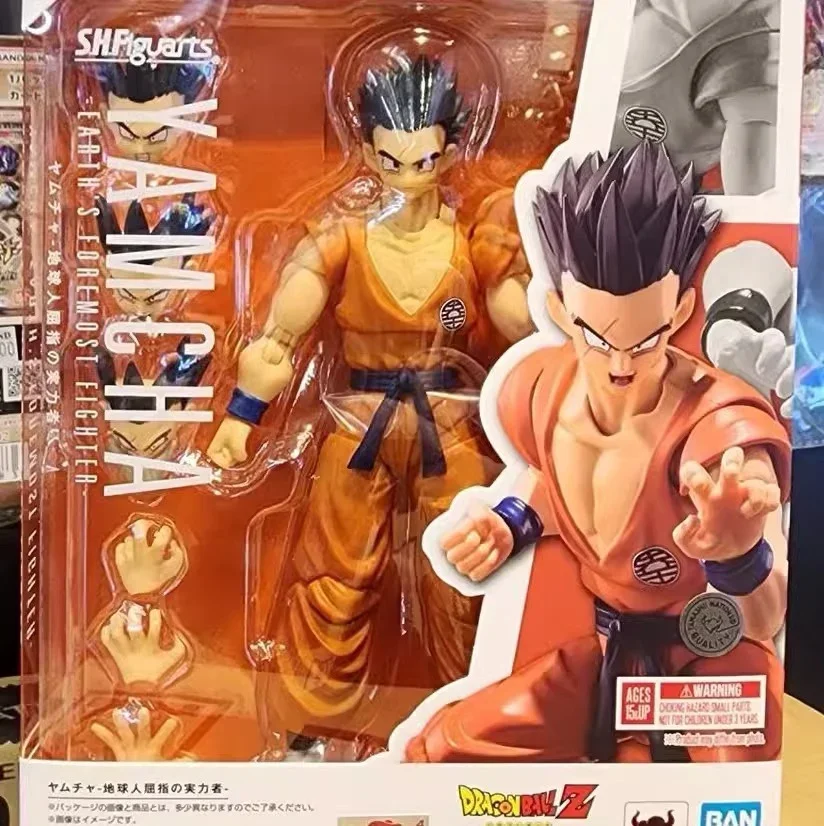 

In Stock Original Bandai Anime Dragon Ball Z S.H.Figuarts Shf Earth'S Foremost Fighter Yamcha Action Figures Models Doll Toys