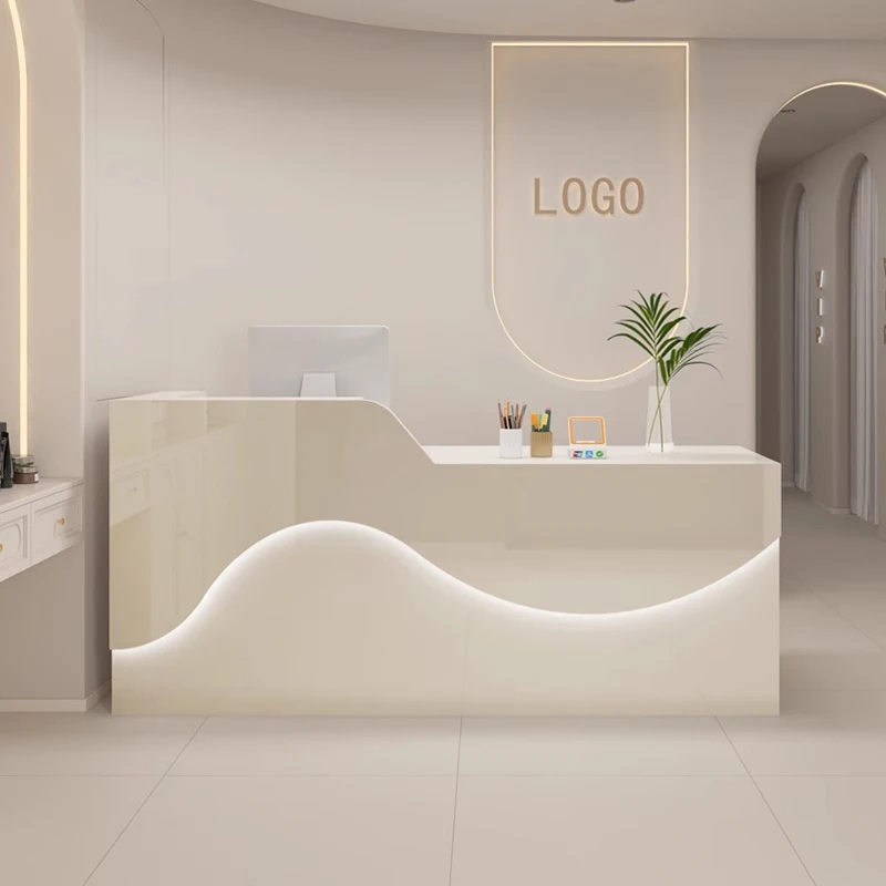 

Негабаритные кухонные стойки регистрации, витрина, касса, дизайн, скандинавский салон красоты, Mostrador Display Pupitre De Conférence