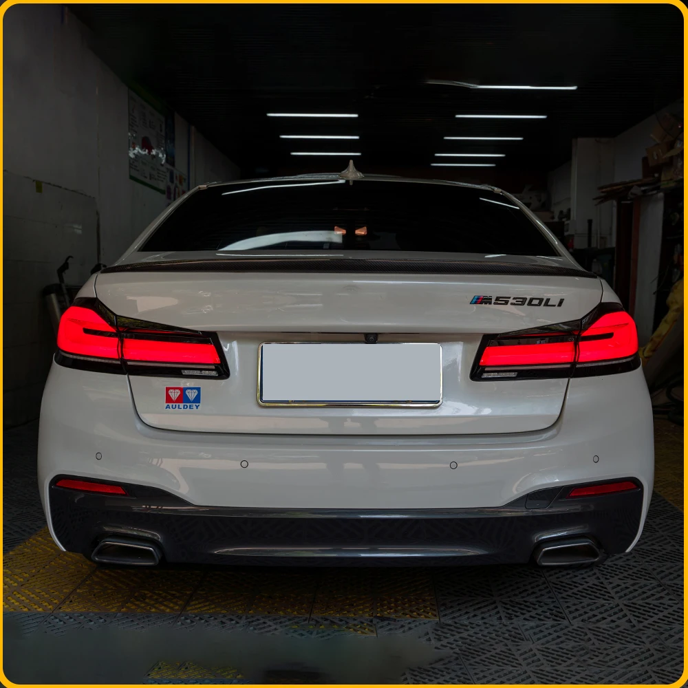 For BMW 5 Series G30 G38 2018-2020 Upgrade 21 Style Auto LED Dynamic Car Highlight Taillights Assembly Accessories Plug and Play