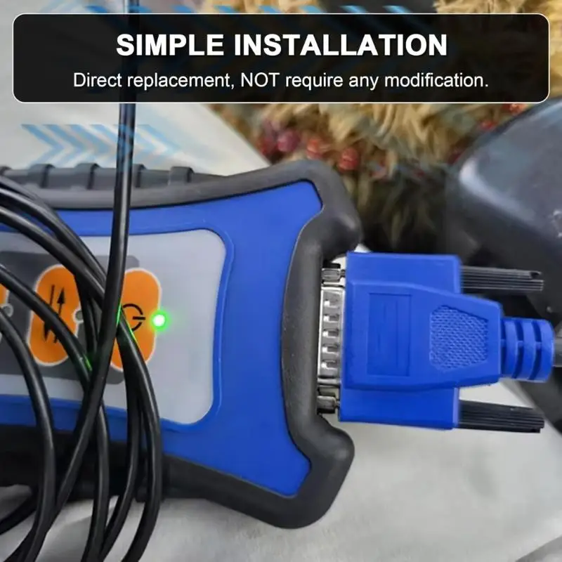 02de 493113 بلاستيك OBD2 محول الحبل التشخيصي 16 دبوس التصميم نقل البيانات السريعة لصيانة السيارات المهنية