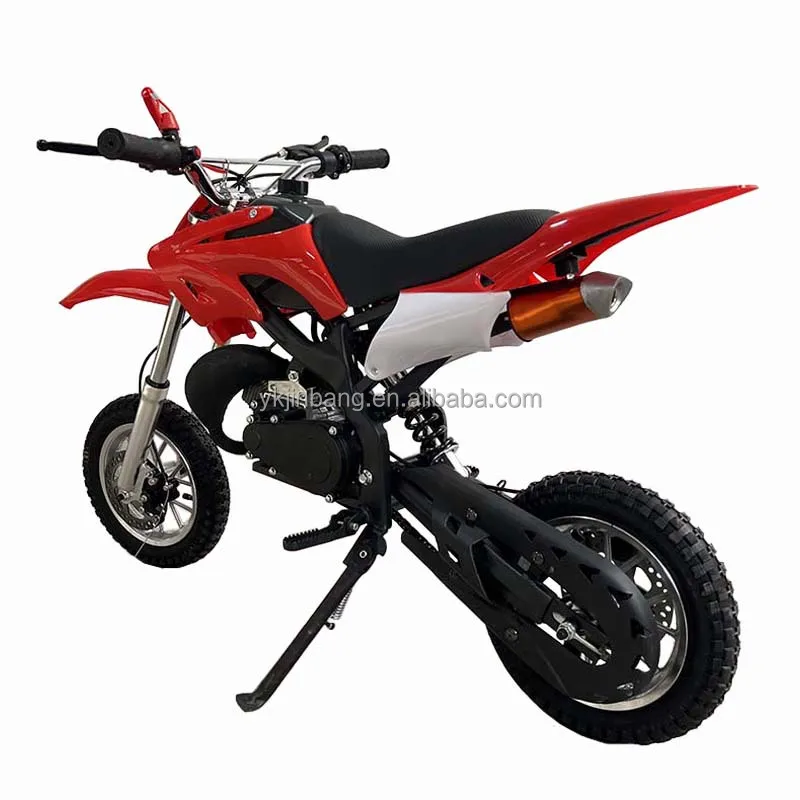 49cc 2-stroke Gas + Engine Oil Kids Automatic Off-Road Dirt Bikes Mini Motorcycles Disc Brake F/R Chain Drive 40km/h