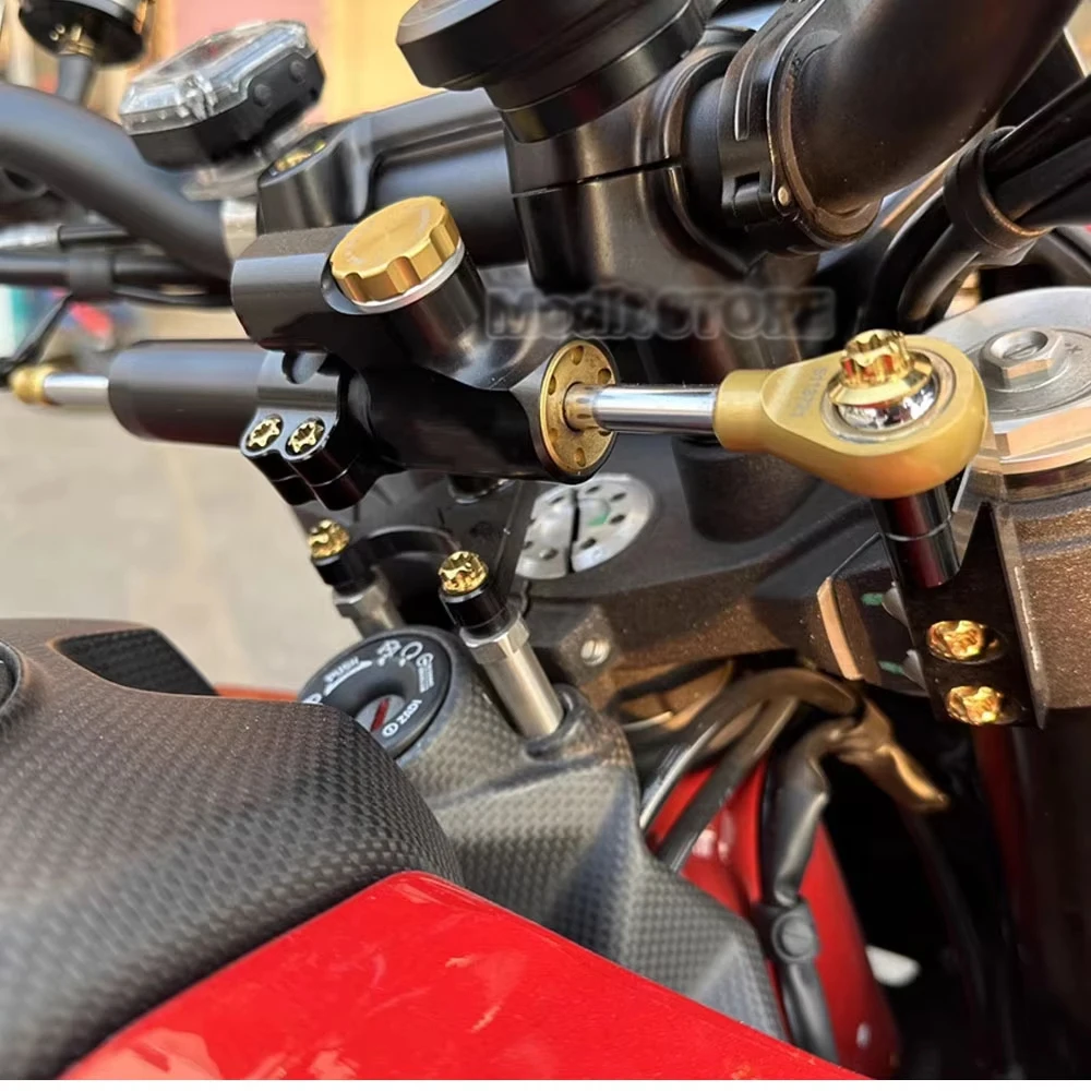 Support de montage d'amortisseur de stabilisateur de direction, accessoires de moto pour Ducati Hypermotard 950 950 SP