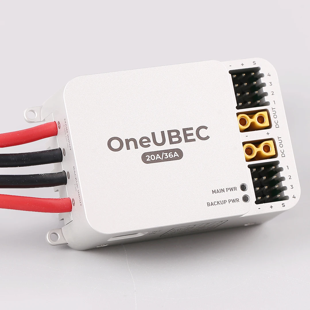 Zero One OneUBEC Ultra-Low-Loss Step-Down Regulated Power Supply High-Voltage High-Current Supports PX4 CAN & I2C for Electronic