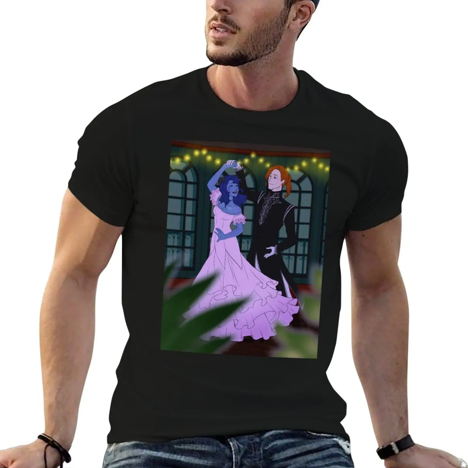 

Waltz - Caleb and Jester T-Shirt anime tshirt cotton t shirt pack T-Shirt