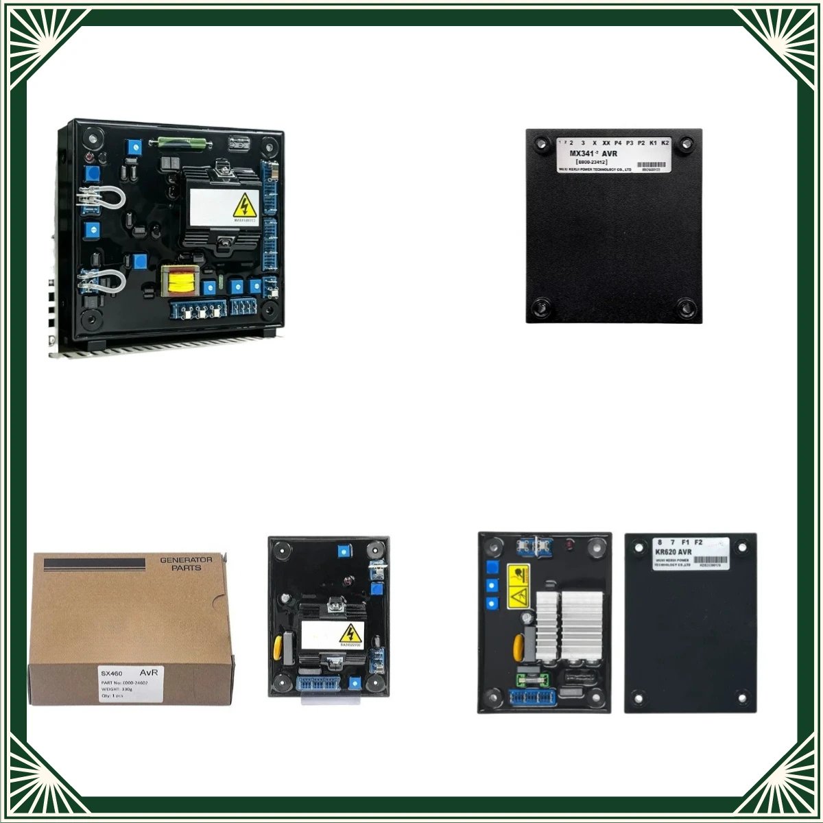 Suitable for Voltage Regulator   MX341 SX460 AS440 KRS440B Generator AVR Replacement Part Stable Power