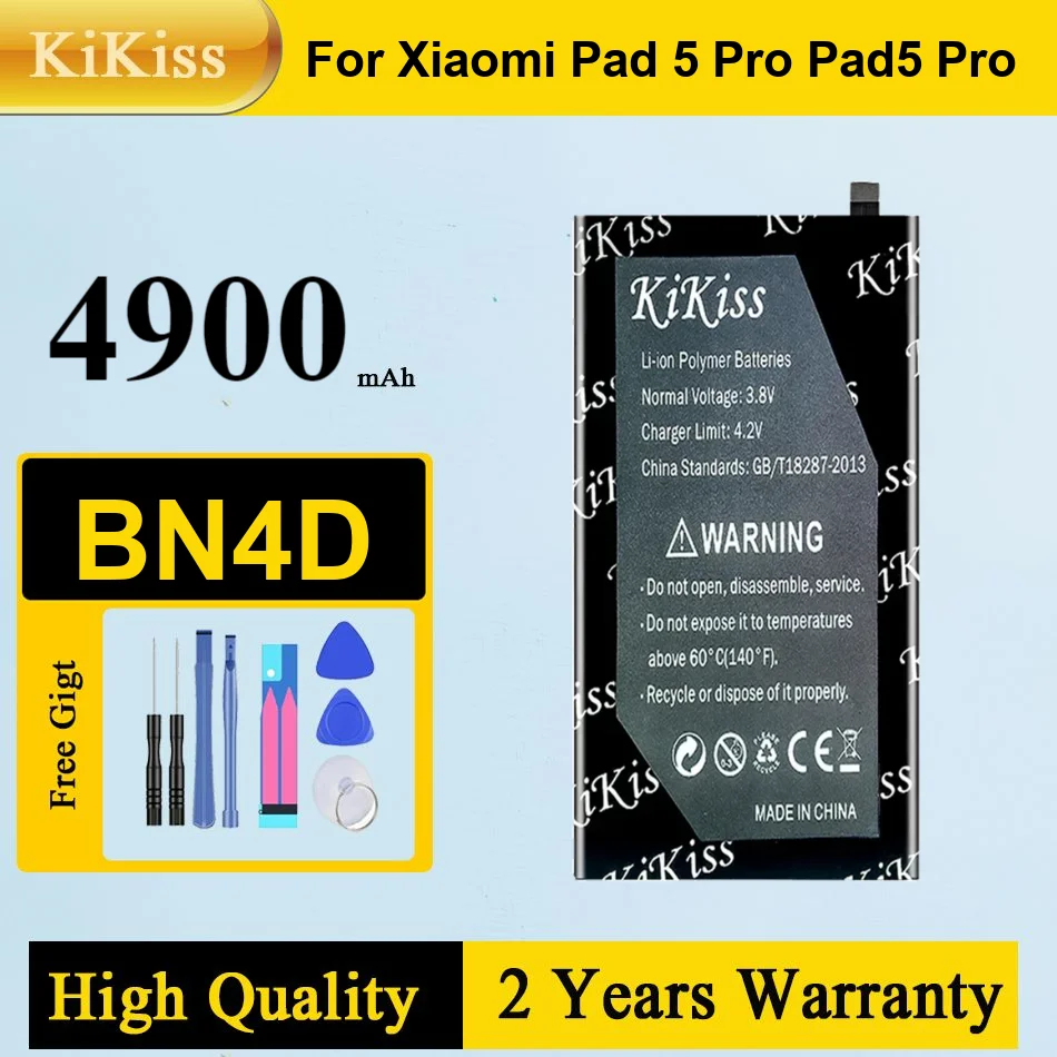 

4900 мАч Kikiss Battery BN4D для Xiaomi Pad 5 Pro