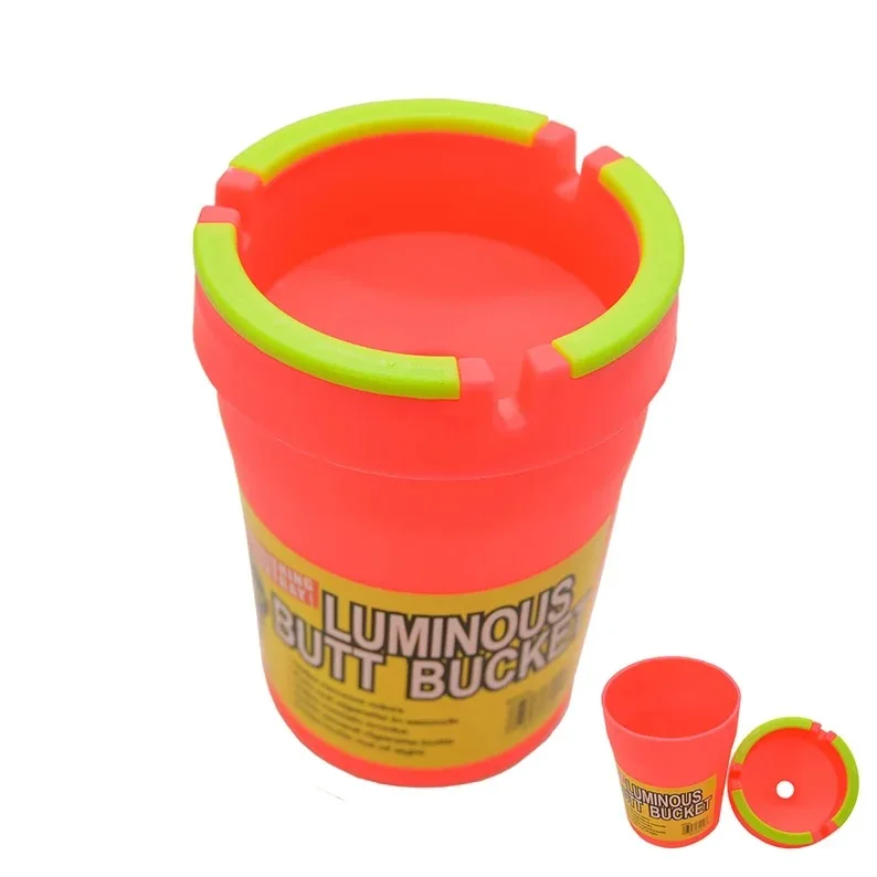 New car luminous ashtray portable ashtray creative funnel plastic ashtray Ashtray
