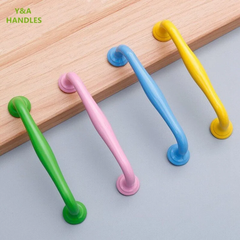 Handles Drawer Cabinet Furniture Kitchen Handles for Cabinet Knob Door Drawer Furniture Kitchen Knob Multicolour Cartoon