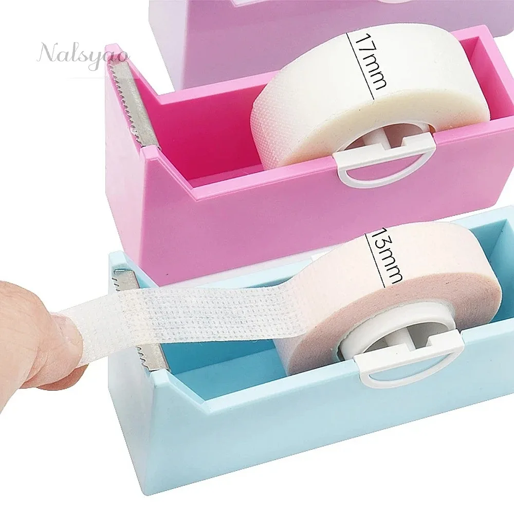 Lash Tape Split Cutter – Rotating Plastic Cutting Tool for Eyelash Extension Adhesive Tape, Makeup Supply