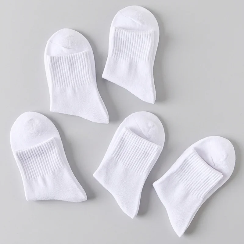 New Children's Socks For Boys Girls Cotton Kids Student Sport Casual Teenager Girl Boy White Child Sock Spring Autumn 3-16Years