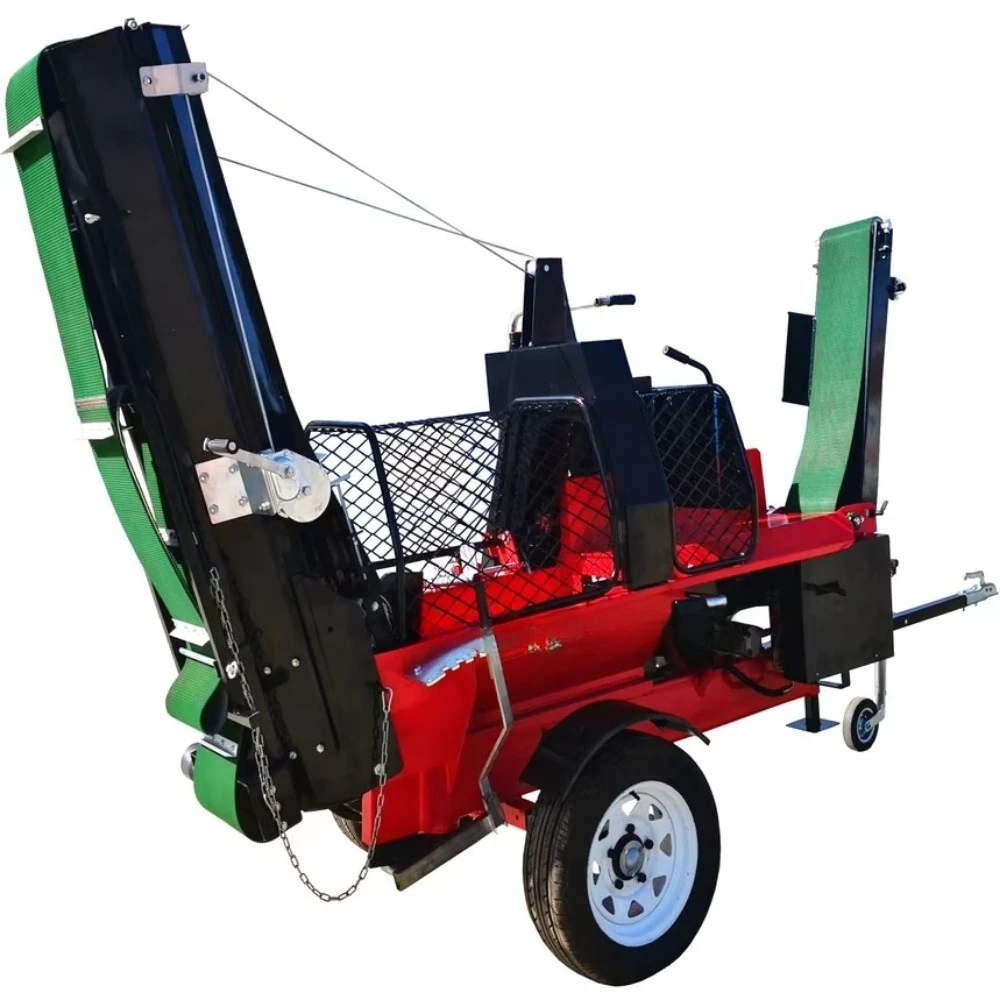 High Quality Engine Hydraulic Firewood Processor Wood Splitter with TUV CE