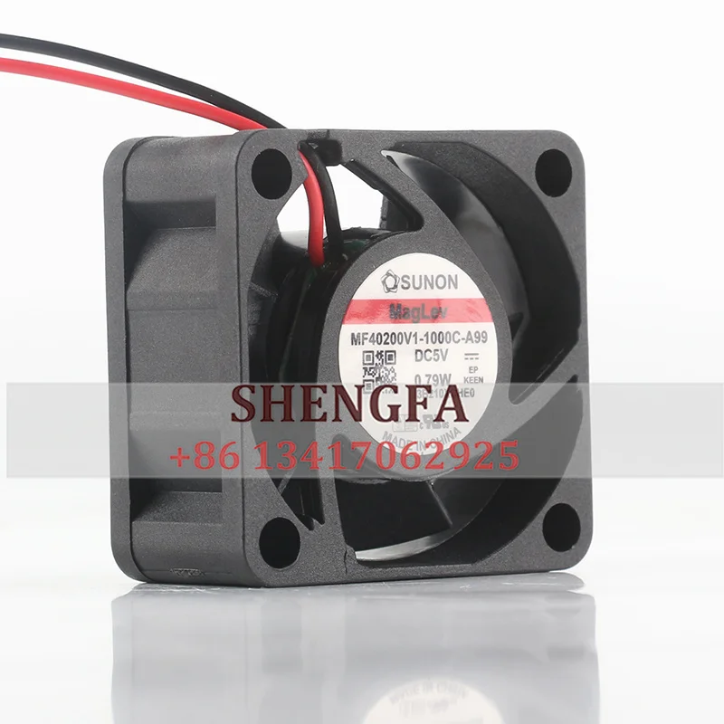 

Sunon 12V 24V 48V DC 5V 0.79W AC EC 4020 40X40X20MM 4CM MF40200V1-1000C-A99 Maglev Bearing High Speed Chassis 2-wire Cooling Fan