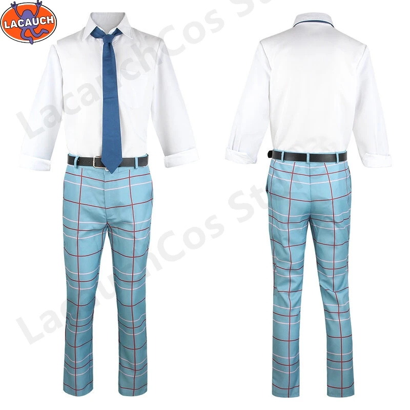 アニメ「私のドレスアップダーリン」マリン・キタガワ、五条悟コスプレ衣装、ウィッグと靴付きスクールユニフォームJK、女性と男性向け