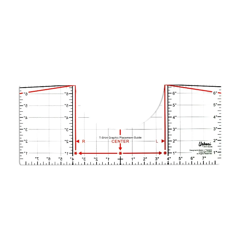 1 قطعة مسطرة قياس العنق دليل حاكم جولة الرقبة معايرة أداة مواد السلامة المحمولة جو مدمج #5