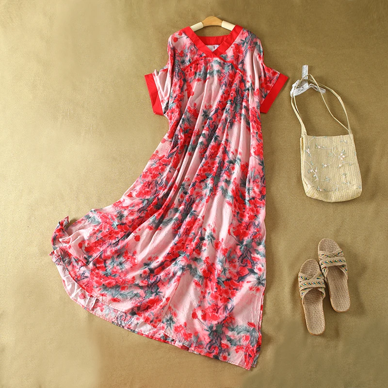 Retro Floral Print … - image