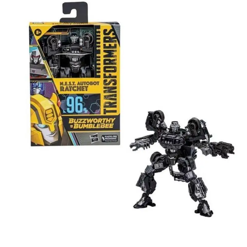 Hasbro Transformers Toys Studio Series 96 Buzzworthy Bumblebee NEST Autobot Ratchet Action Figure Gift SS96