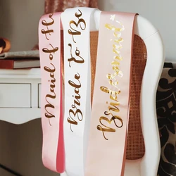 Custom Bridal Sash Bachelorette Birthday Girl Party Favors Team Bride to Be Sash Personalized Graduation Pageant Future Mrs Sash