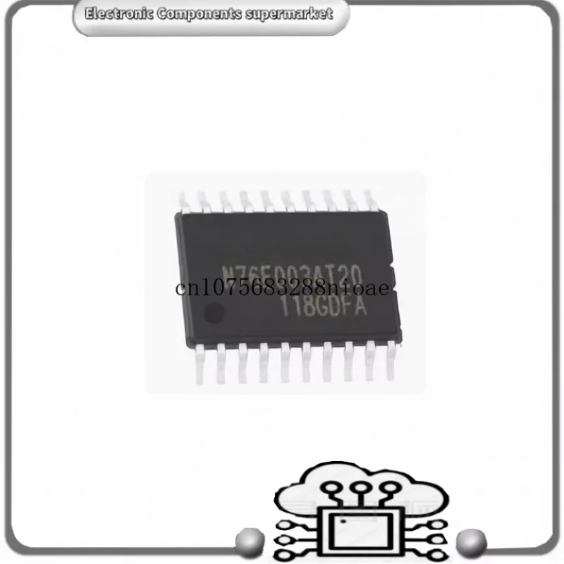 

10 шт./лот, новый пакет N76E003AT20 TSSOP20, микроконтроллер Nuvoton, оригинальная аутентичная инкапсуляция, в наличии