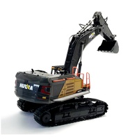 Amiqi Huina 1592 1:14 Rc Excavator Toys Metal  592 Remote Control  Toy 22Ch Vs  1550