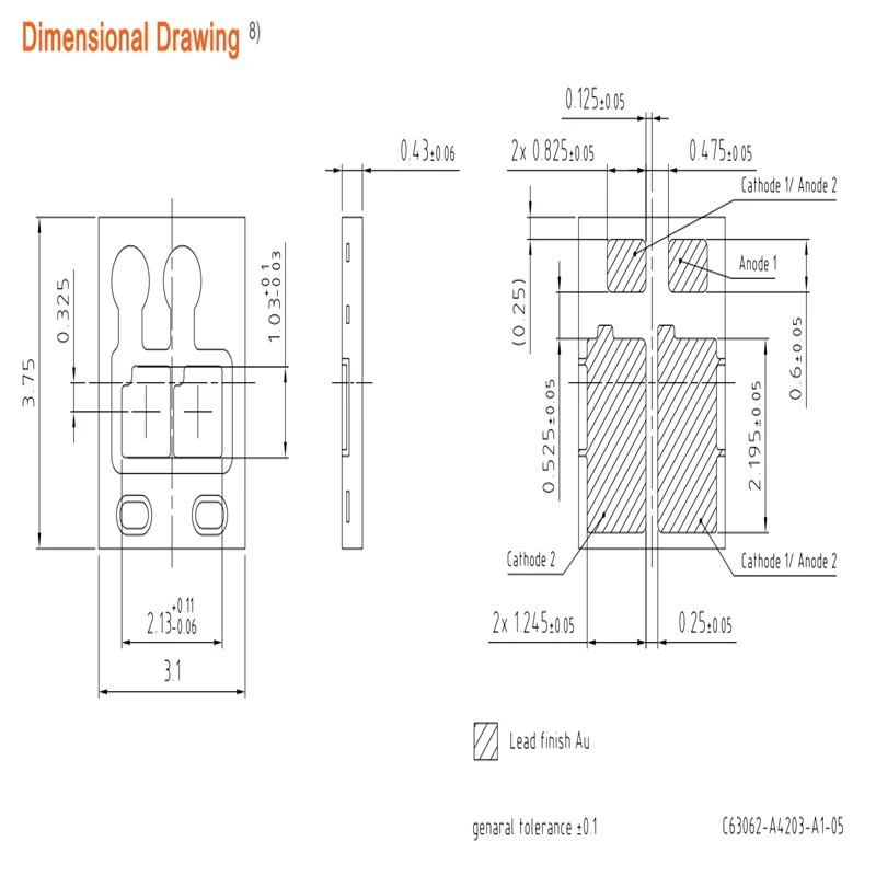 100pcs new  KW H2L531 High Power dual-core Car Lamps SMD LED 1500mA white light 10W car light Night Vision Lights