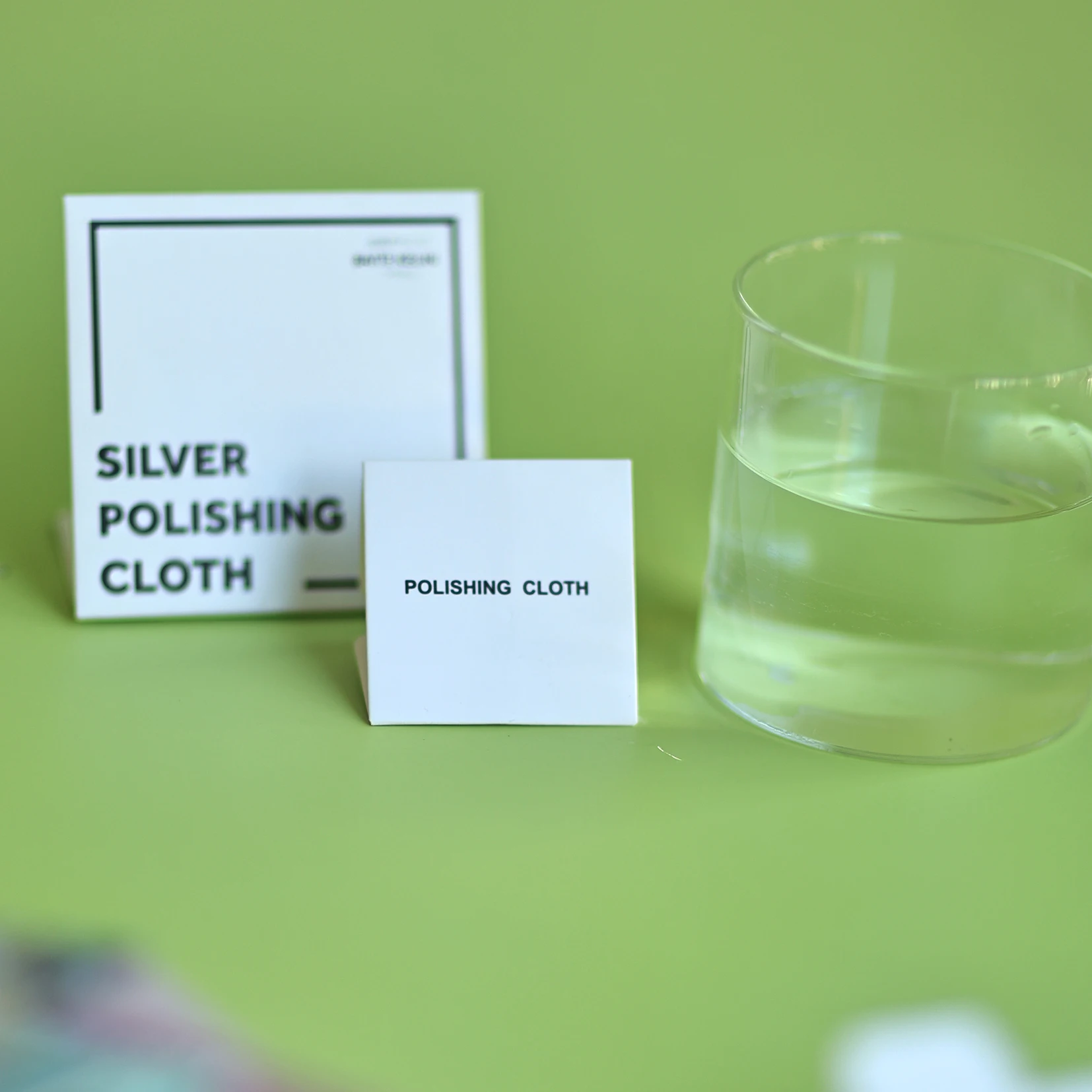 Earring Polishing Cloth Small Size Deer Leather Velvet 5*5cm Individually Packaged Jewelry Polishing Tool White Cloth