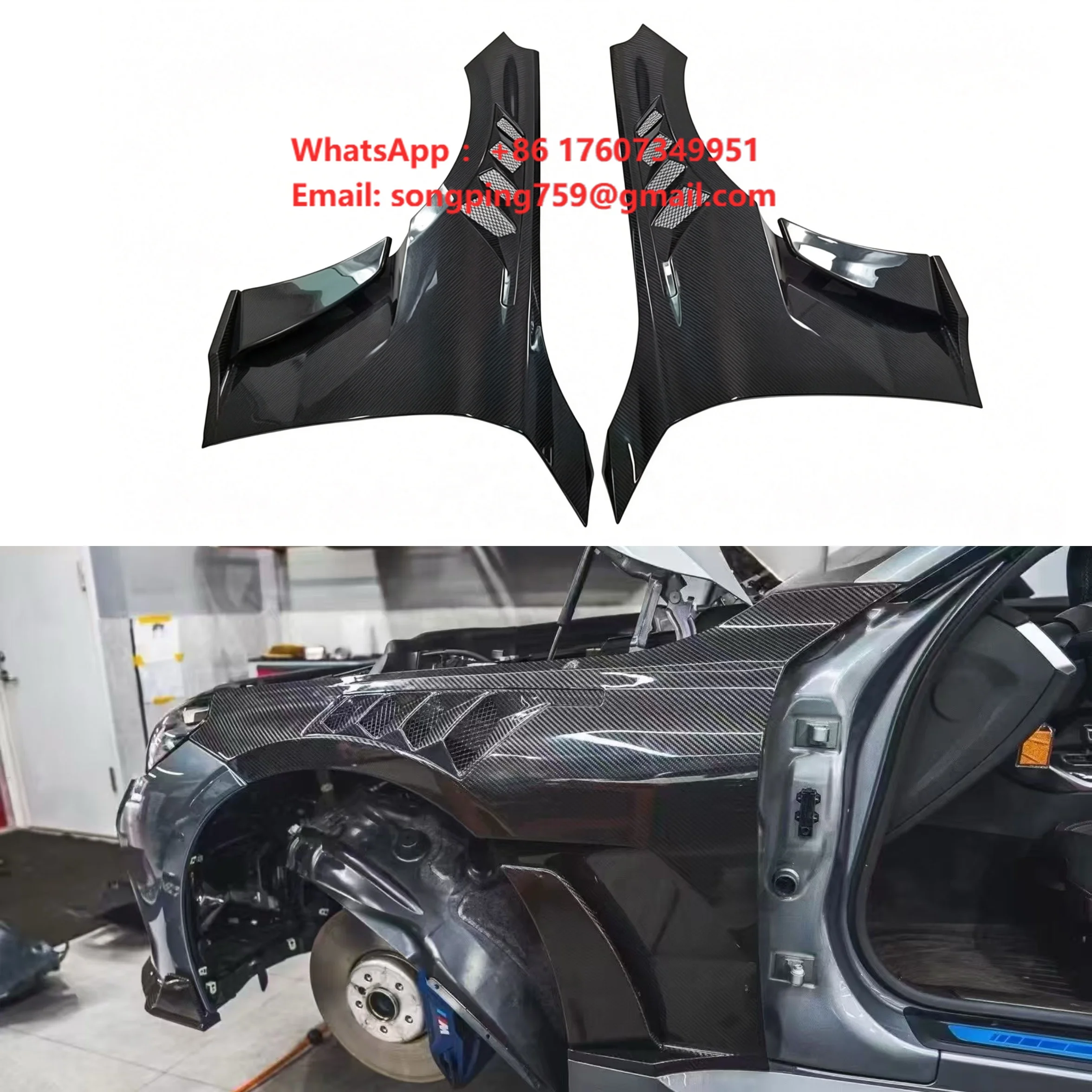 For BMW M240I G42 ALPHAN Style Carbon Fiber Unpainted Fender M240 Fenders Factory Direct