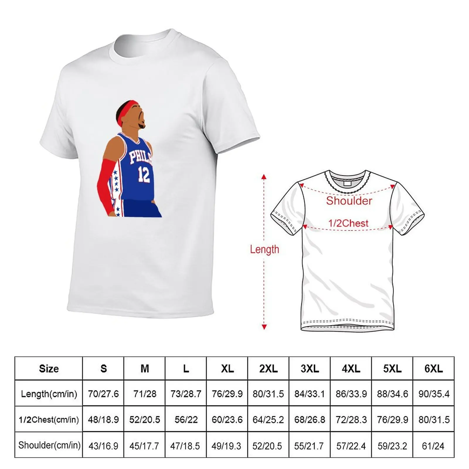 Tobias Harris- 76ers- Sixers- Philadephia T-Shirt cotton tshirt 100% cotton t shirts high quality T-Shirt