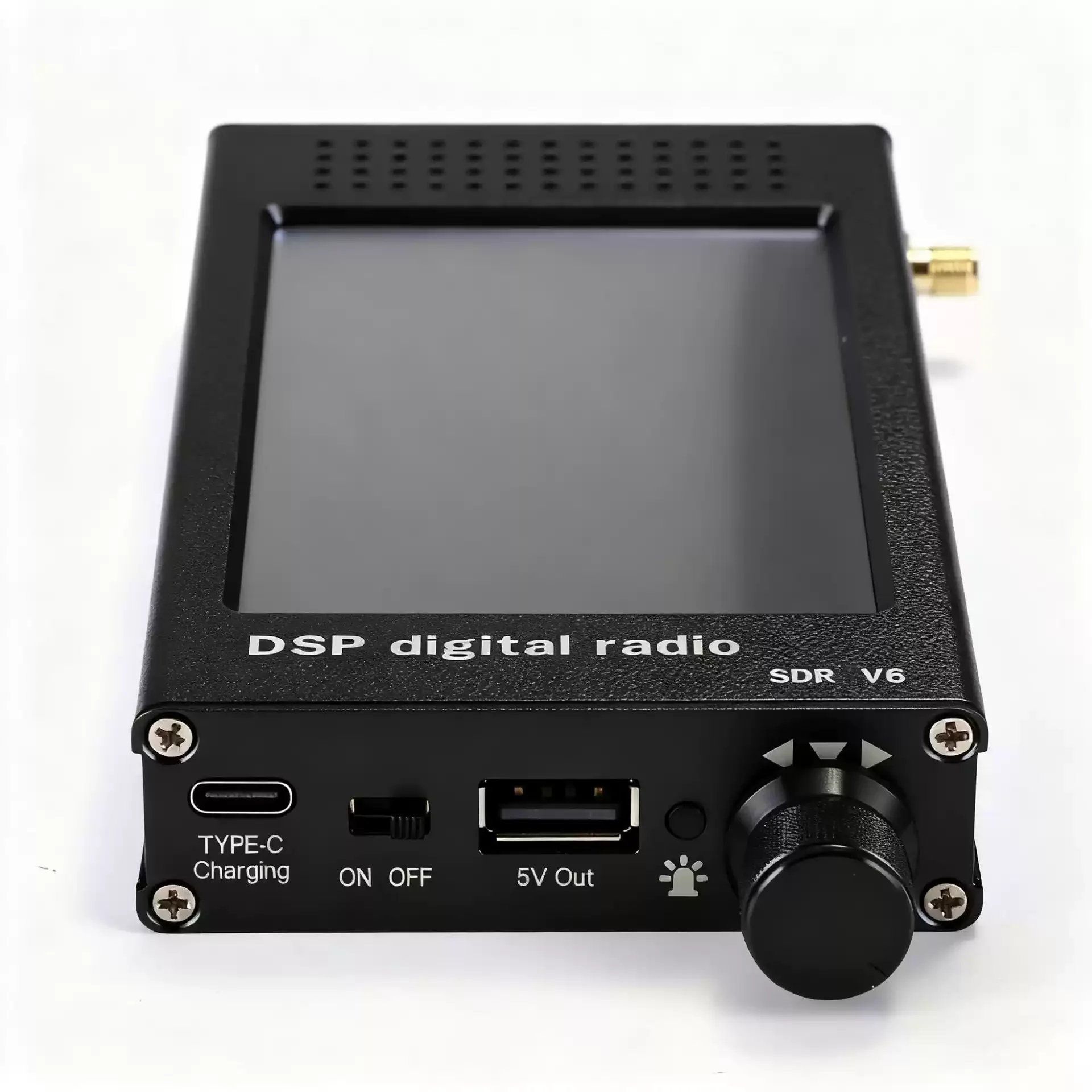 DeepSDR V6 High Performance DSP Digital Receiver 4.3 Inch IPS Touchscreen 192kHz Spectrum Display Multimode CW AM SSB FM Audio S