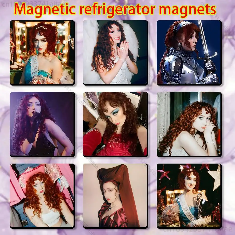 

C-Chappell Roan Midwest Princess Sign Fridge Magnets - Creative Miniature DIY Magnetic Decorations for Home Accessories