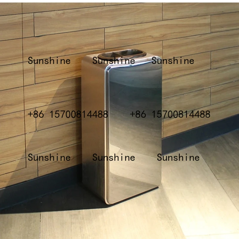 

Hotel trash can lobby vertical commercial elevator entrance corridor aisle floor ashtray light luxury
