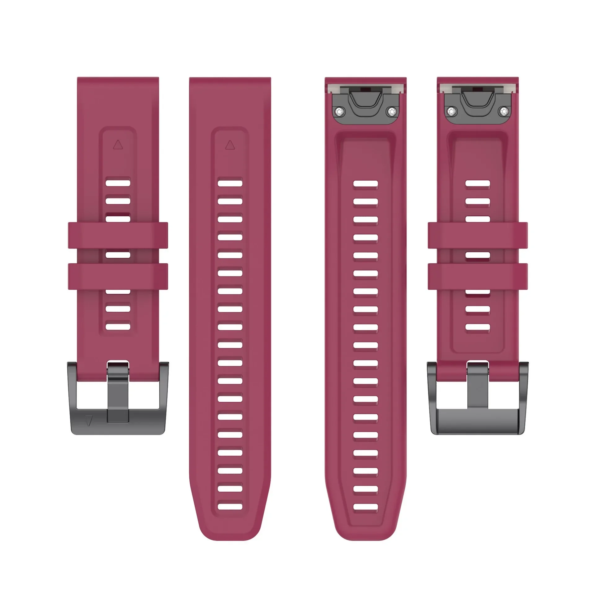Quick-Fit-Silikonarmband in den Größen 26 mm, 22 mm und 20 mm für Garmin Tactix 8/Fenix 9 8 51 mm 47 mm 43 mm, Garmin Enduro3/Fenix 9 Pro/7S/E/7X. – Detail 30
