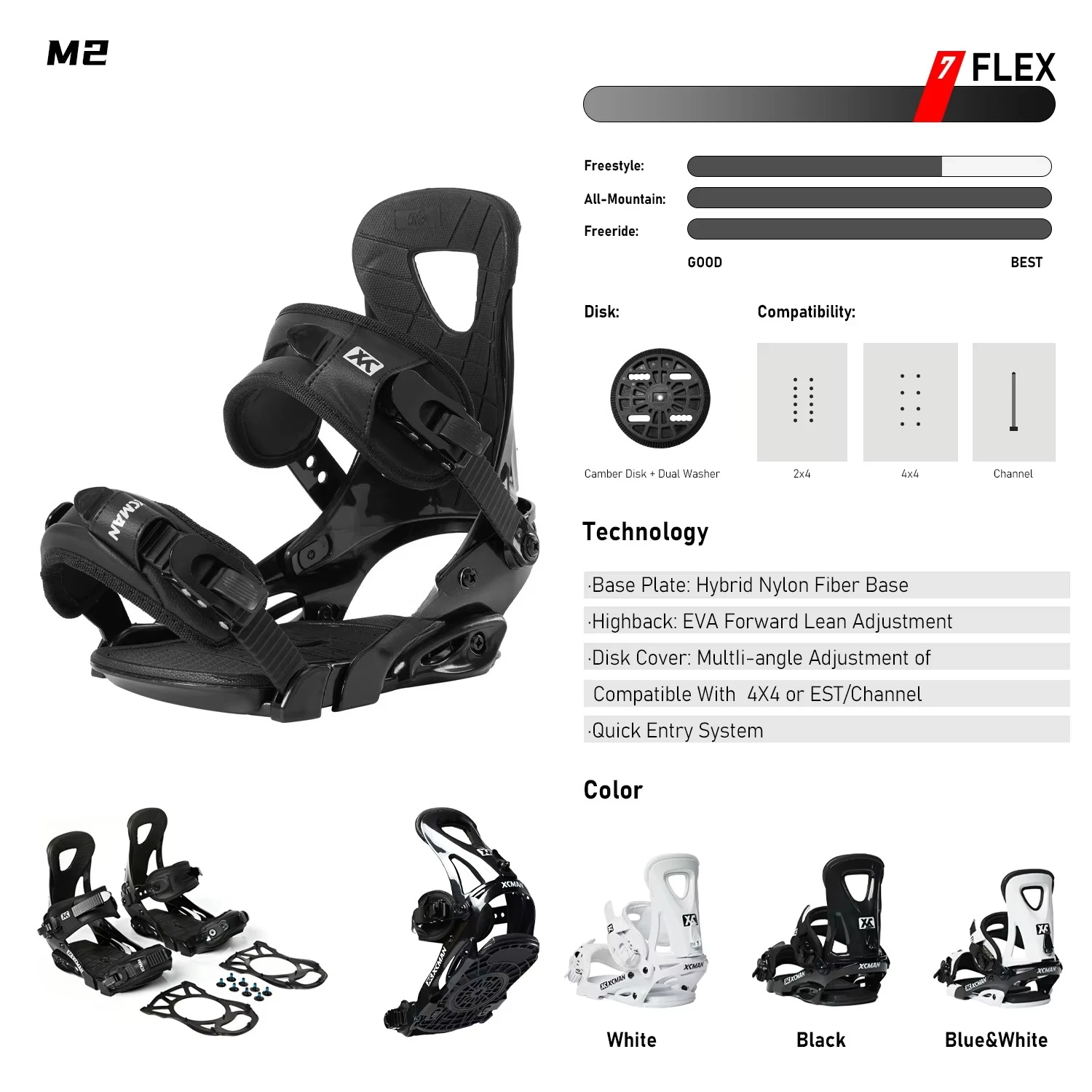 Snowboard Boots Bindings Set