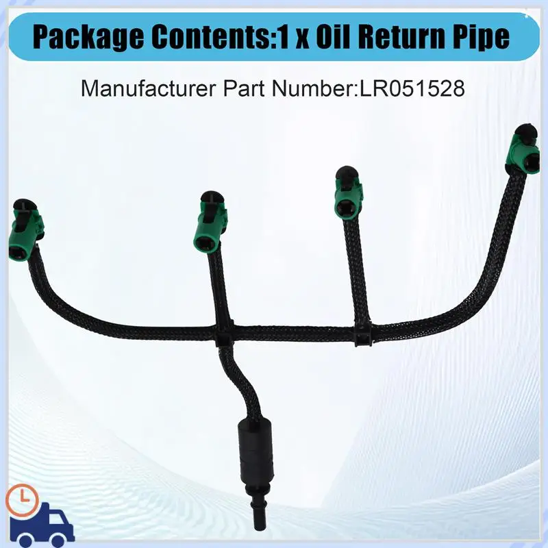 Durable Fuel Injector Leak Off Pipe Oil Return Pipe Hose For Land Rover Freelander 2 2.2 TD4 Plastic Head LR051528