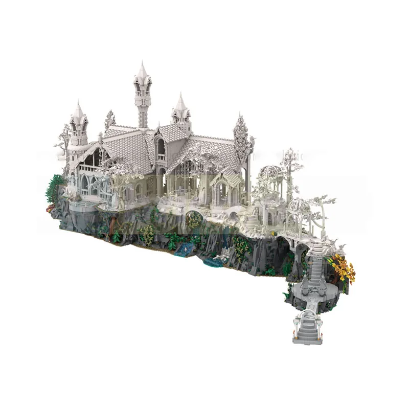 Exquisite New Product MOC Building Blocks Ring Movie Scene Model 149444 Base Expansion Technology Modular Festival Toy DIY Set