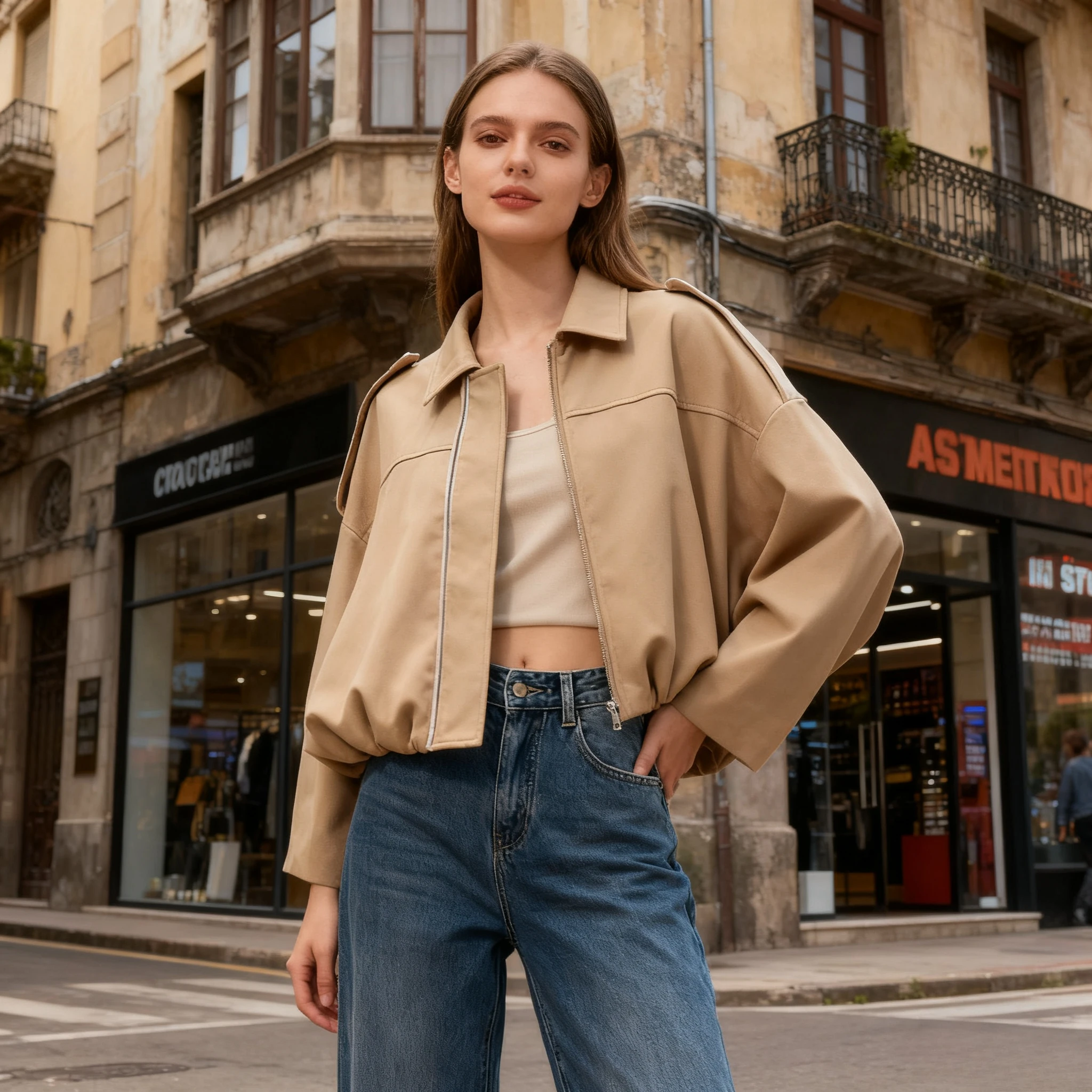 Kabáty Dámské bundy Kabát s odhaleným límcem Kabát Y2k Streetwear Bunda Pracovní Svrchní oblečení Ležérní Volné Běžné Y2k Podzim Zima 2025 - náhled 3