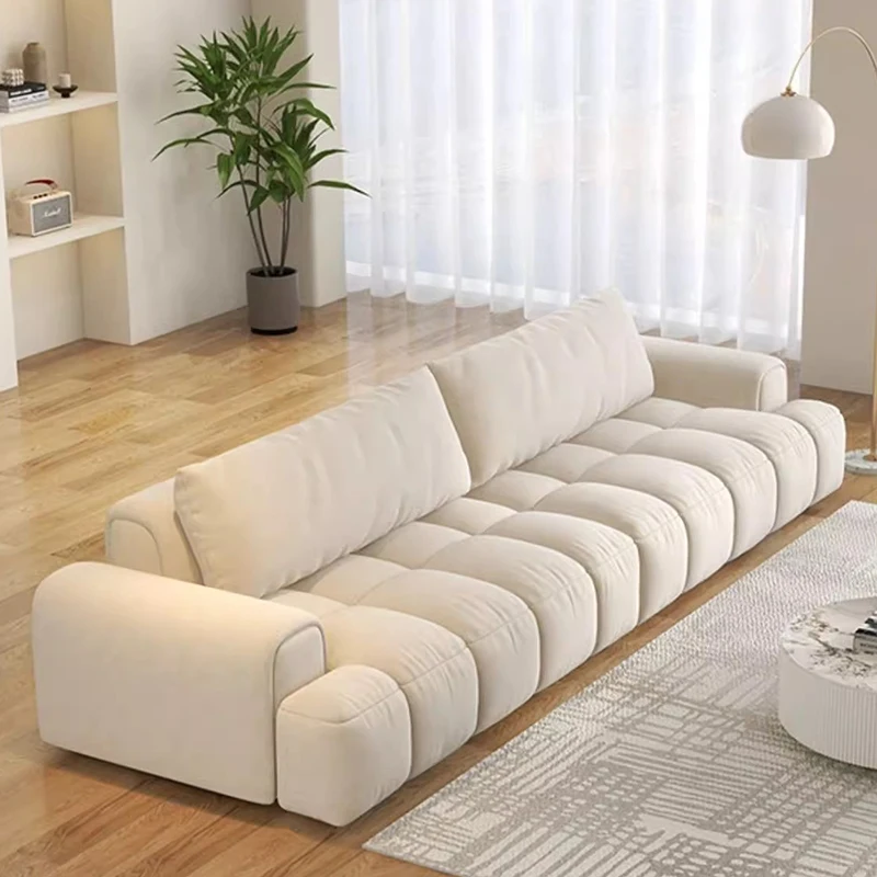 Hotelowa biała chmurowa Sofa narożna do łóżka luksusowa aksamitna kanapa Sofa Love Seat Sillones Para Sala De Estar meble do sypialni