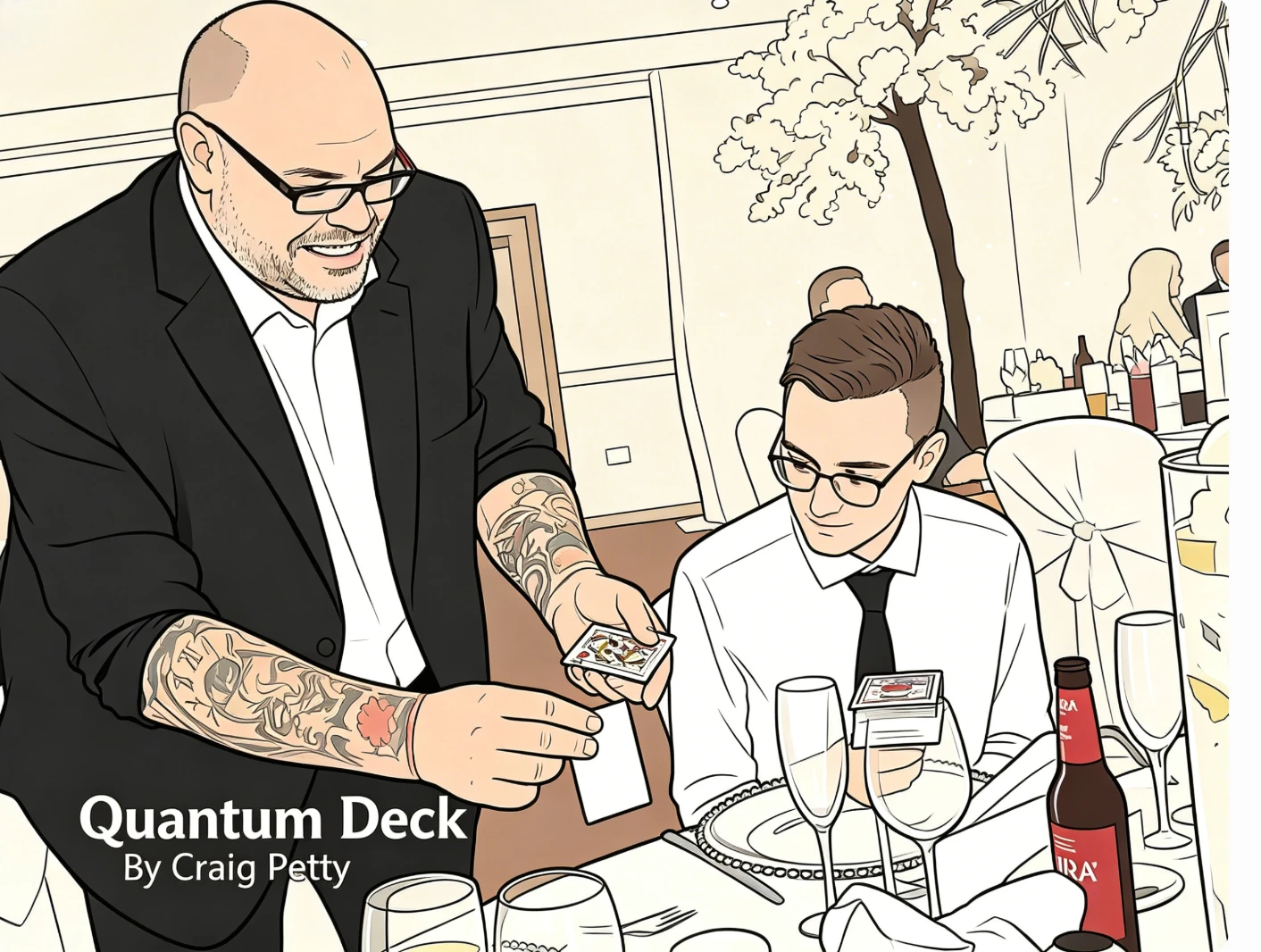 Quantum Deck By Craig Petty Gimmicks Card Magic and Trick Decks Close Up Magic Mentalism Street Props Magician