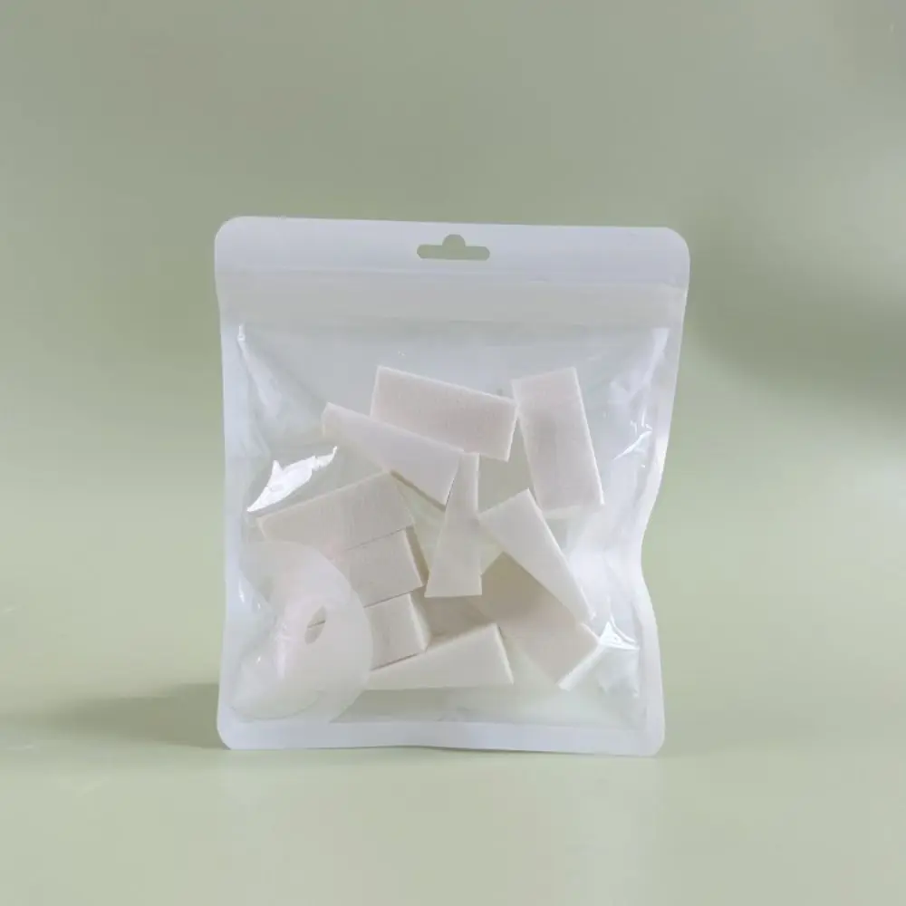 Spugna per trucco triangolare morbida Soffio per cipria liscio asciutto e bagnato Fondotinta liquido Spugna per miscelazione Soffio per sbavature Soffio cosmetico da donna