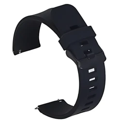 18mm 20mm 22mm  Silicone Band Strap Quick Release Watchband Bracelet forSmart Watch