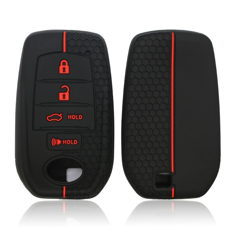 U13C 4 Button Bright Remote Control Silicone Deceive Cover For Car Lock