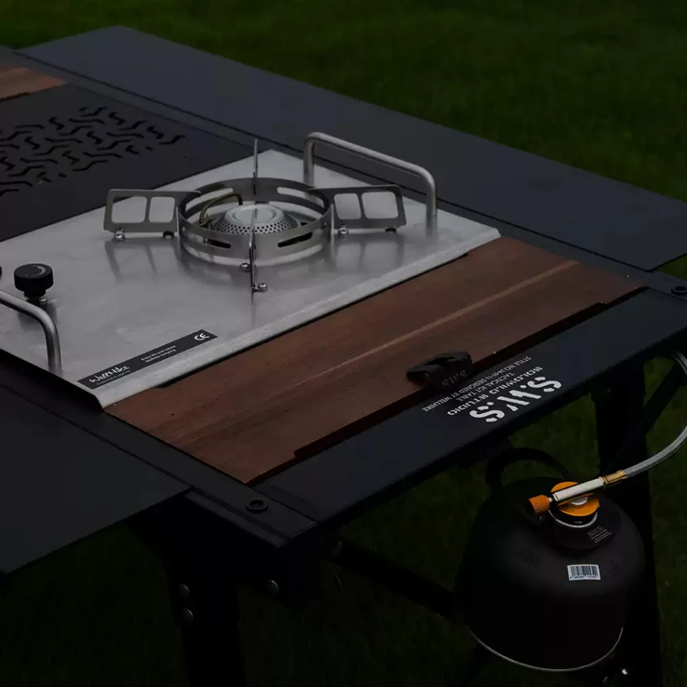 

2Pcs Camping IGT Table Board Wooden Camping Table Unit Board Multifunctional Portable Table Unit Plate IGT Accessories