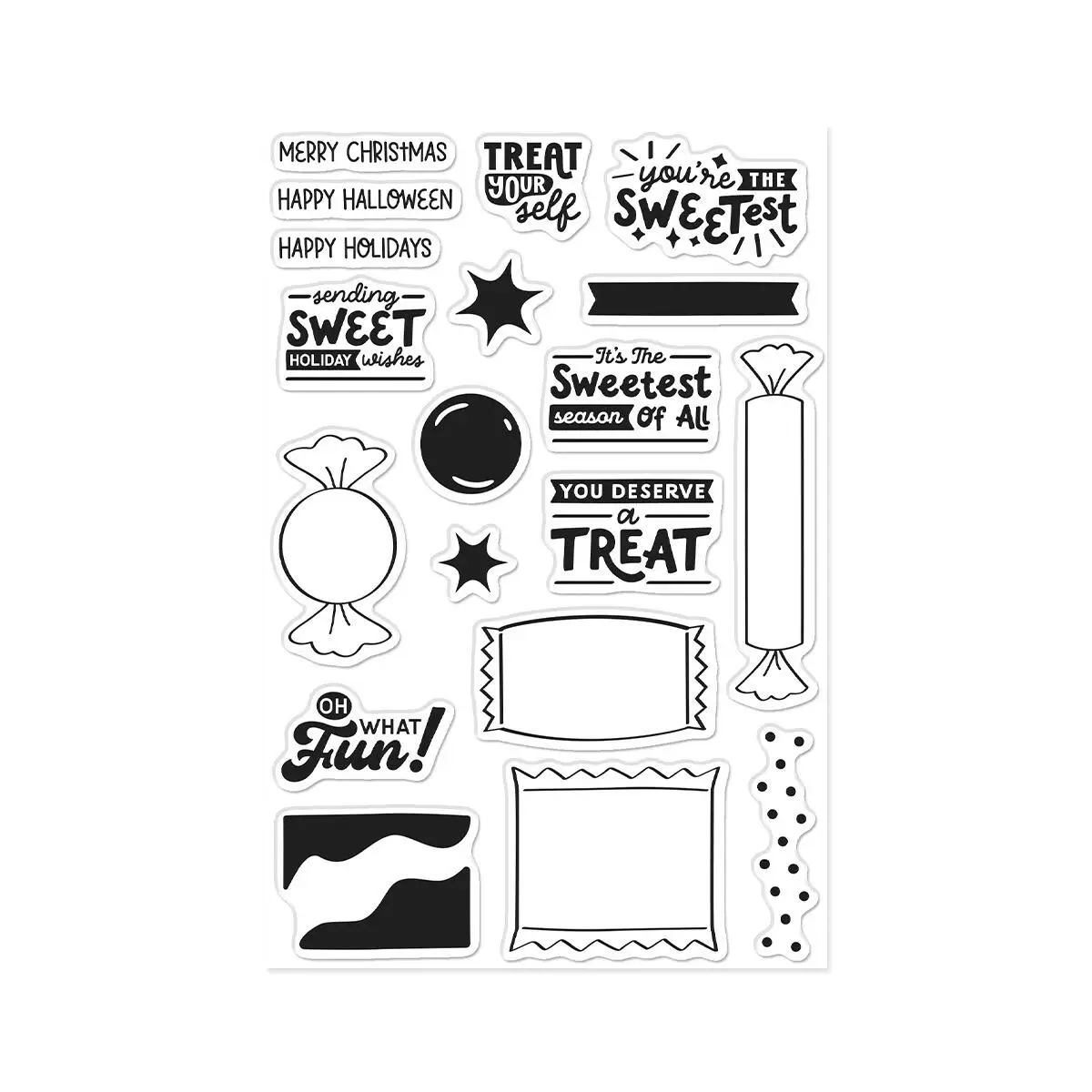 Herfstbeer Kerstboom Snoep Pot Metalen Stansmessen Transparante Stempels voor het maken van DIY wenskaarten, scrapbooking en knutselpapier