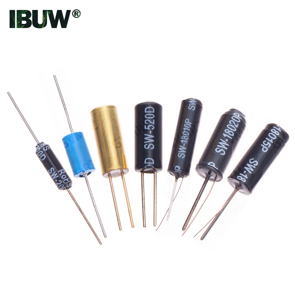 10PCS SW-58010P/ 200D/420/520D/18010P/18020P/18015P/Highly Vibration Switch Ball Tilt Double bead Angle Spring Sensor