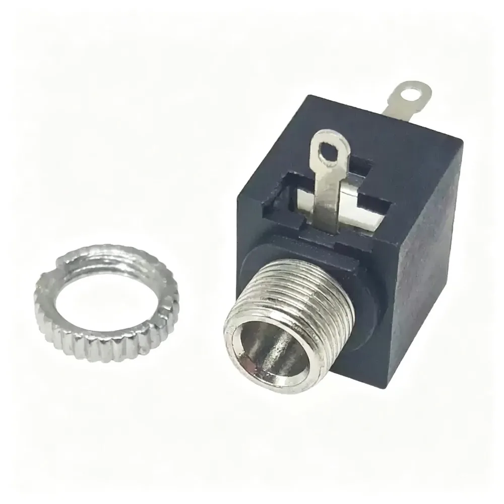 10Pcs PJ-301M PJ-201M 2.5/ 3.5mm Jack Mono/Stereo Female Audio Headphone Connector TS Plugs Socket Soldering Type Adapter