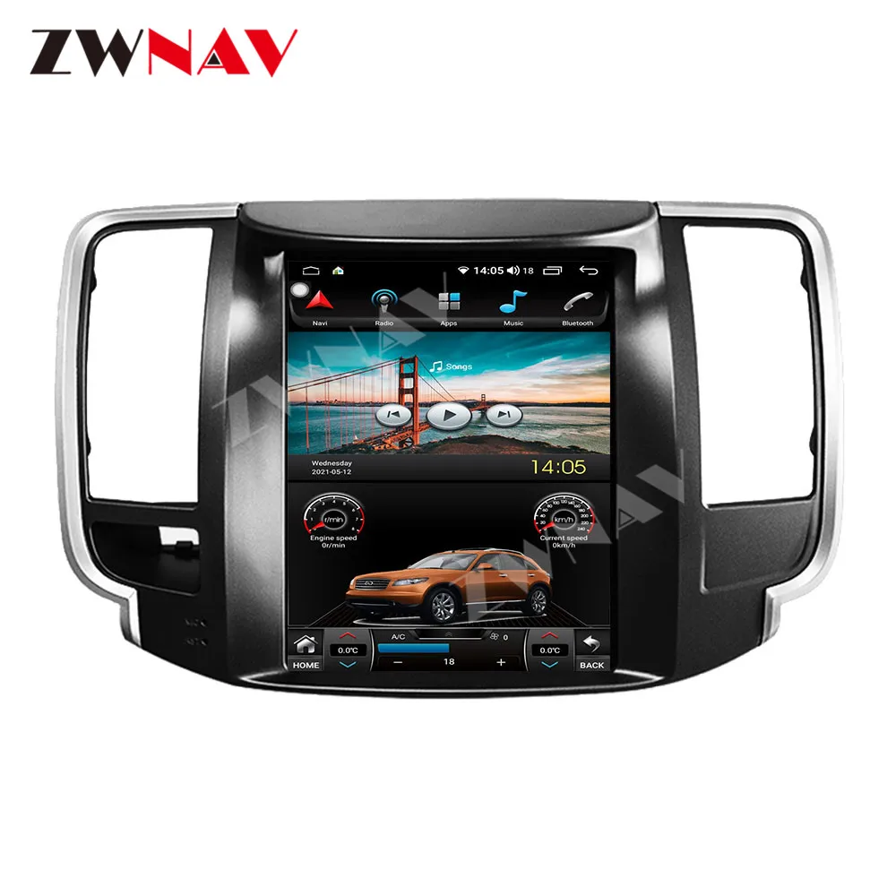 15.6 Inch Touch Screen For Nissan Teana 2008-2012 Android 14 GPS Navigation WIFI 4G BT Carplay Car Multimedia Player Head Unit