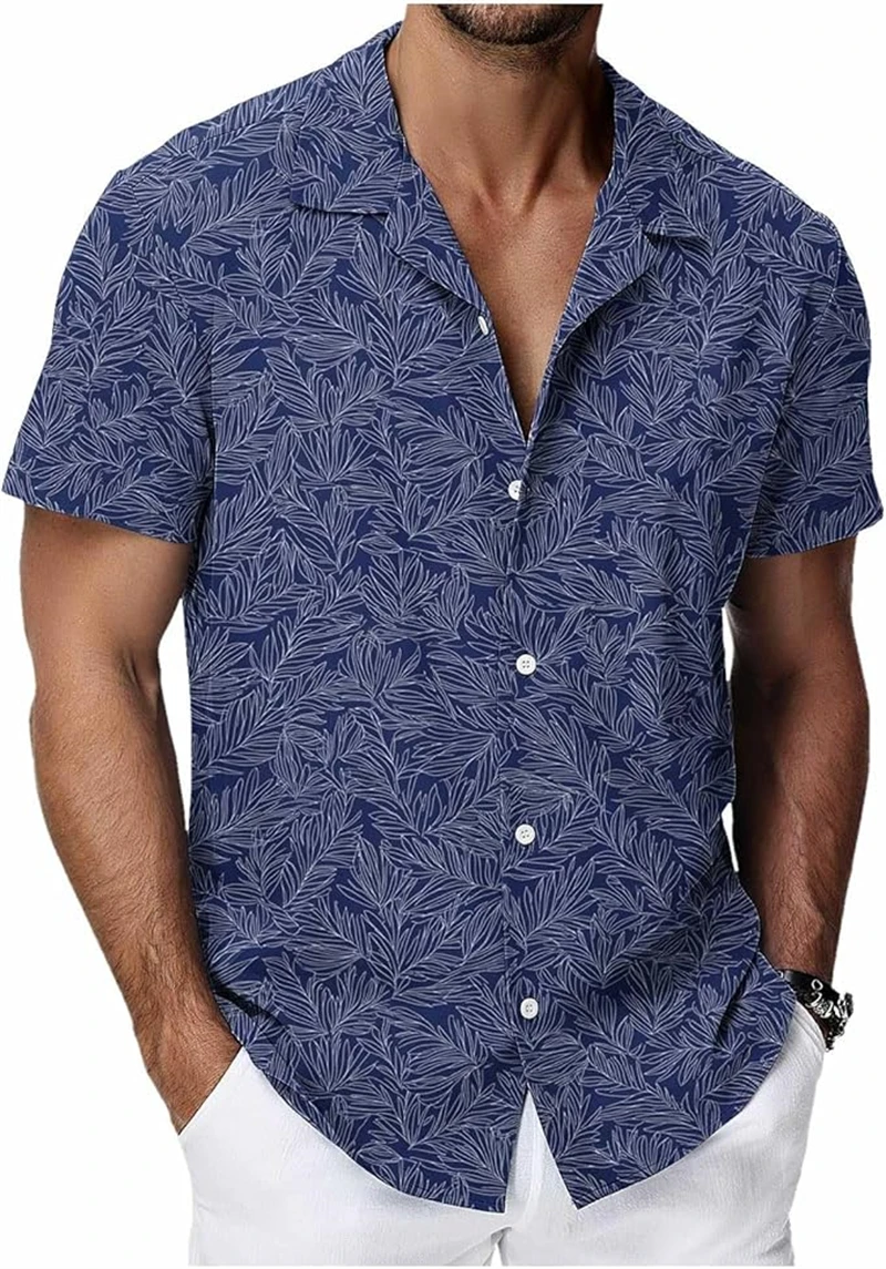 2026 Summer Men's 3D Printed Casual Shirts