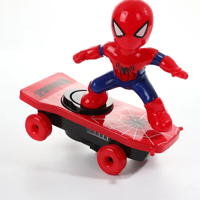 Disney Frozen 2 Electric Tricycle Snow Treasure Spider-Man Captain America Stunt Light Music Balance Car Children\'s Gift Toys