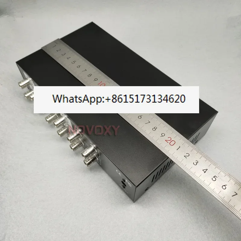 4 In 8 Out AHD TVI CVI CVBS Video Distributor Amplifier 4CH To 8CH Splitter For CCTV Security Camera DVR System