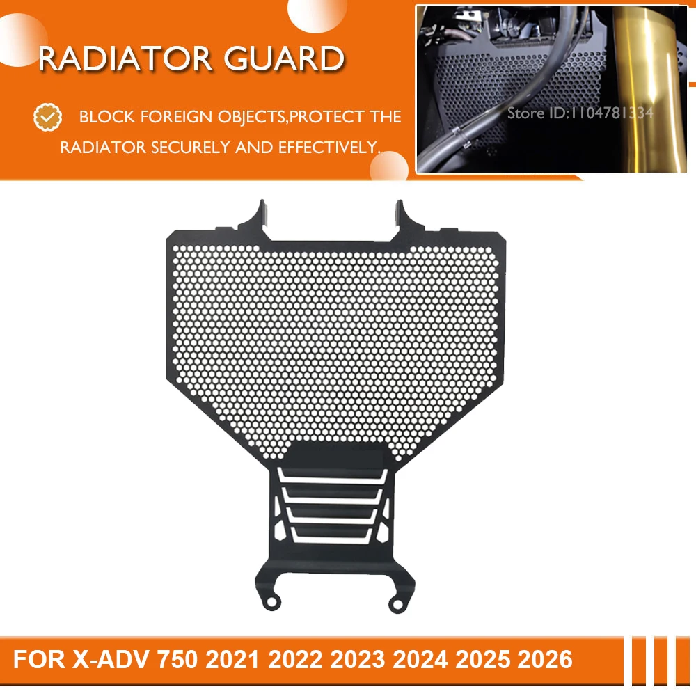 For XADV750 2021 2022 2023 2024 2025 2026 Motorcycle Accessories Radiator Grille Guard Decorative Grill Cover For X-ADV 750 XADV